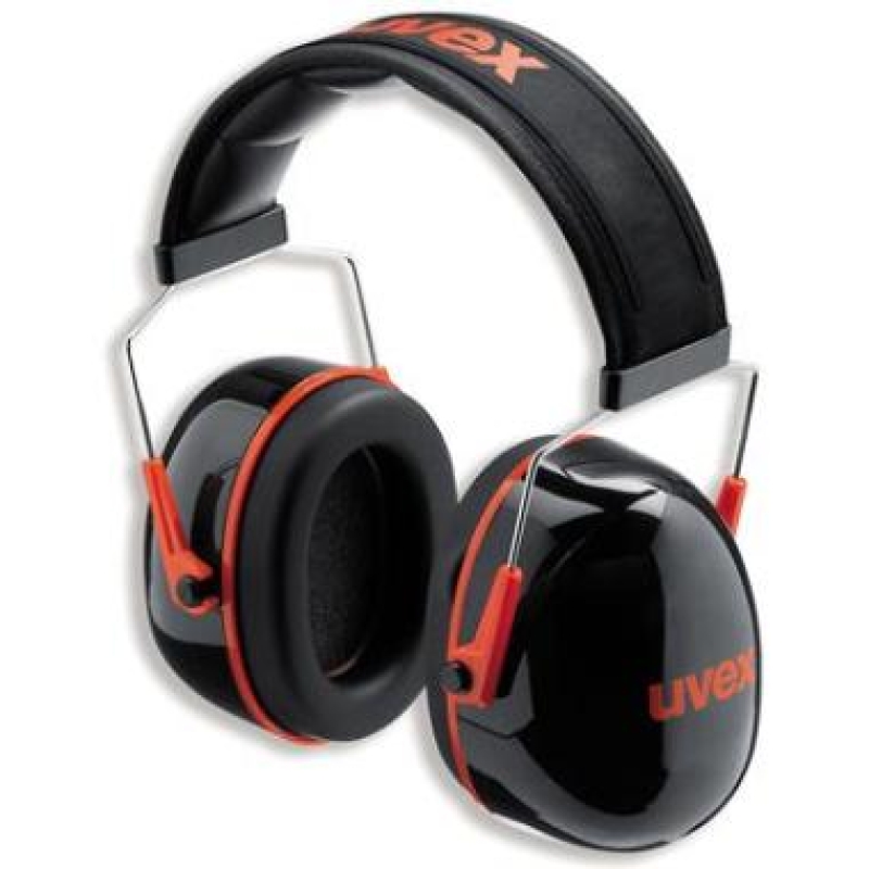 uvex K3 2600-003 gehoorkap met hoofdband