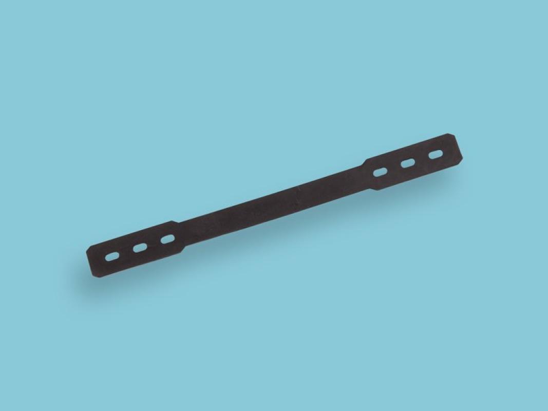 Riem 32 cm, rubber, voor GRIPLINE harmonica kniebeschermer.
