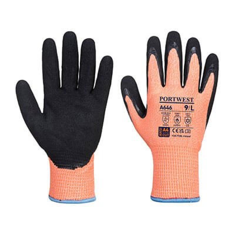 A646 - Vis-Tex winter HR snijbestendige Nitril handschoenen