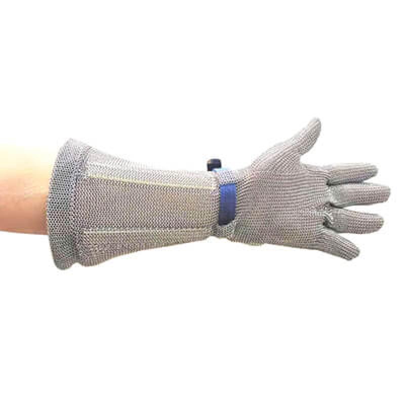 AC10 - Maliënkolder handschoen met mouw 45cm