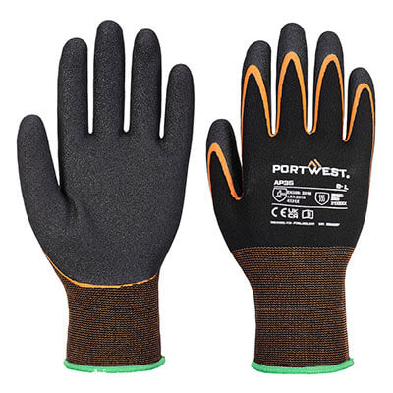 AP35 - Grip 15 Nitril Dubbele Palm Handschoen