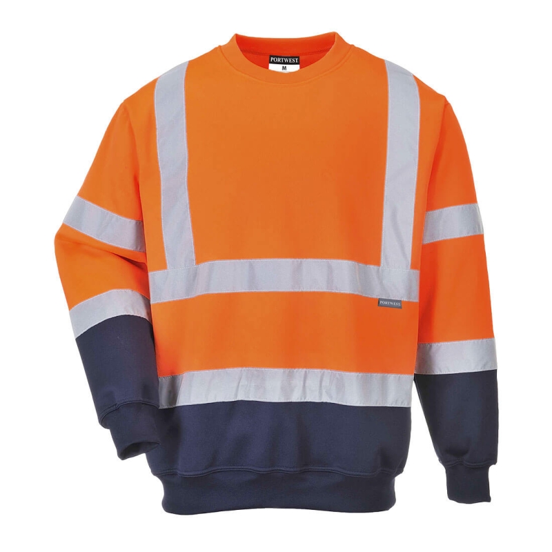 B306 - Tweekleuren Hi-Vis Sweatshirt