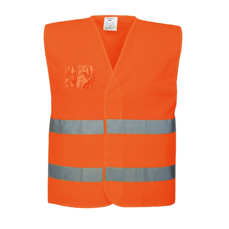 C494 - Hi-Vis Half Meshvest