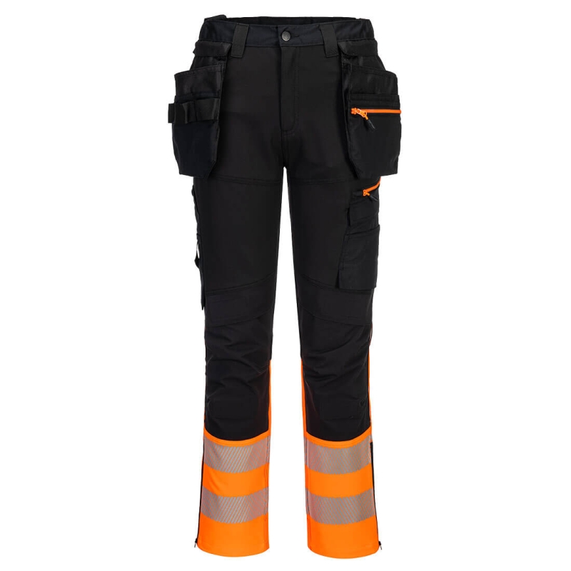 DX457 - DX4-Hi-Vis Broek klasse 1 met afneembare holsterzakken