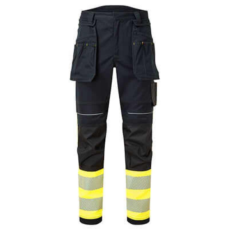 FR416 - PW3 FR Hi-Vis Klasse 1 Broek met Holsterzakken