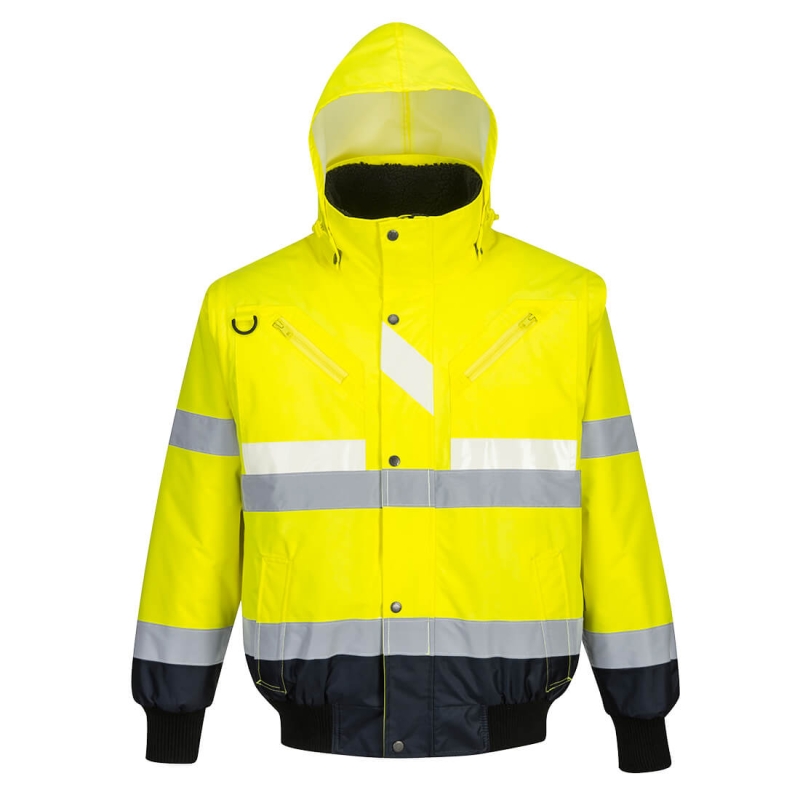 G465 - Glowtex Hi-Vis 3-in-1 Bomber Jack