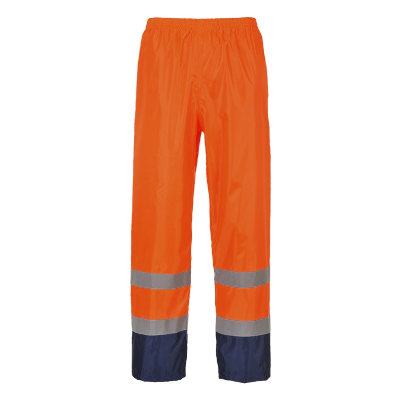 H444 - Hi-Vis Klassieke Tweekleuren Regenbroek