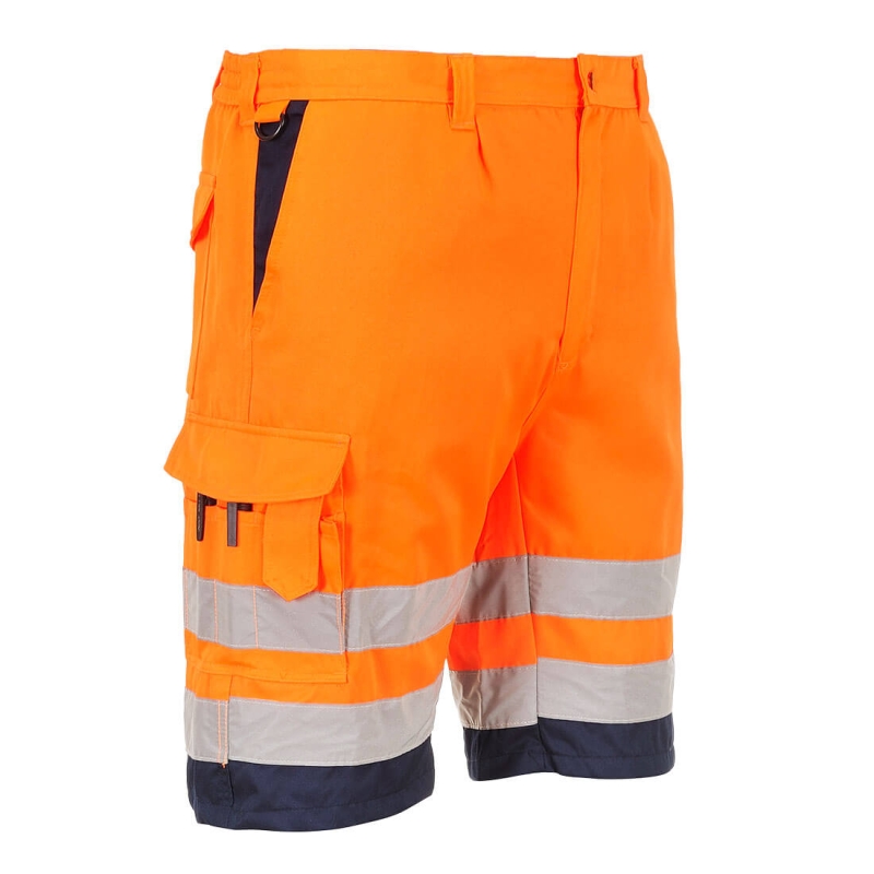 L043 - Hi-Vis lichtgewicht polykatoen korte broek