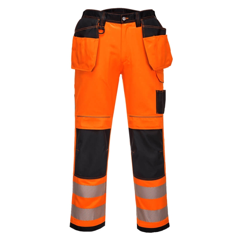 PW306 - PW3 Hi-Vis Stretch Broek met Holsterzakken