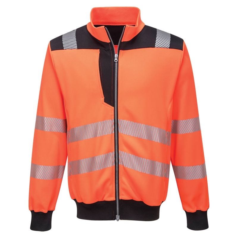 PW370 - PW3 Hi-Vis sweatshirt met rits