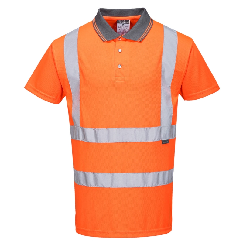 RT22 - Hi-Vis Korte Mouw Polo RIS