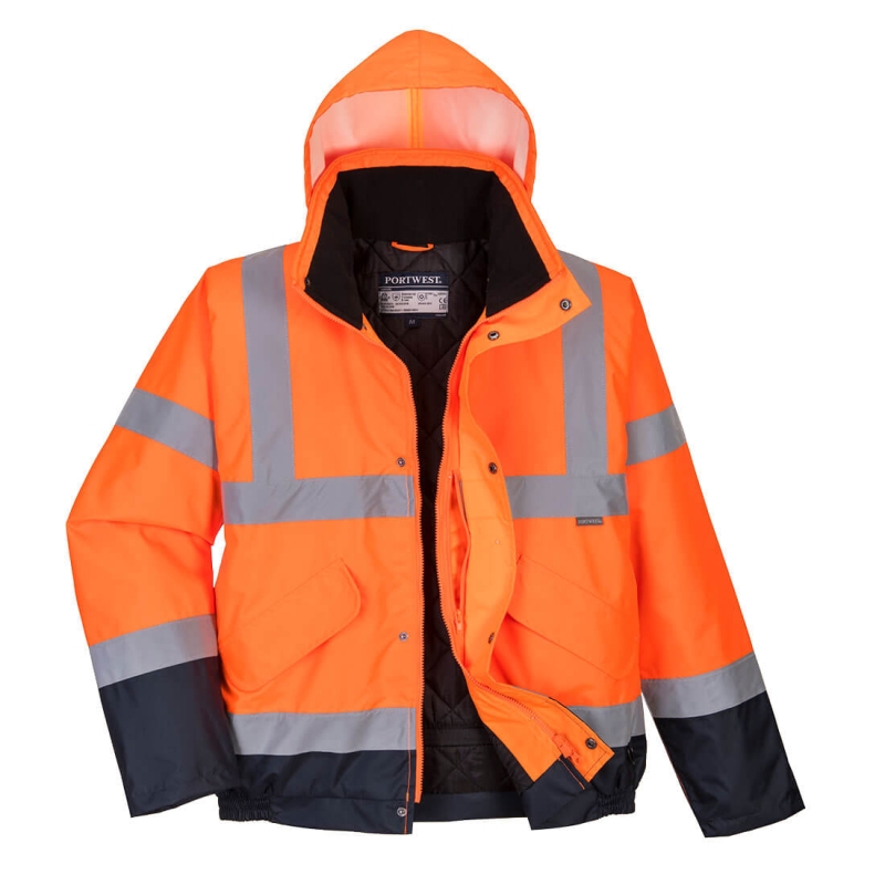 S266 - Hi-Vis tweekleuren bomberjack