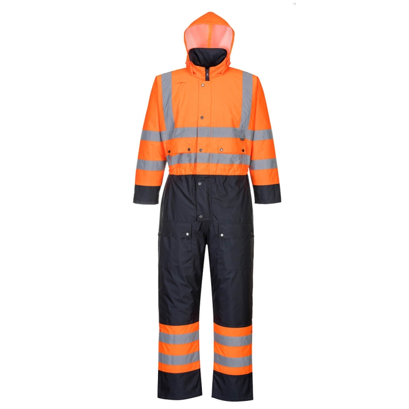 S485 - Hi-Vis Tweekleuren Overall - Gevoerd