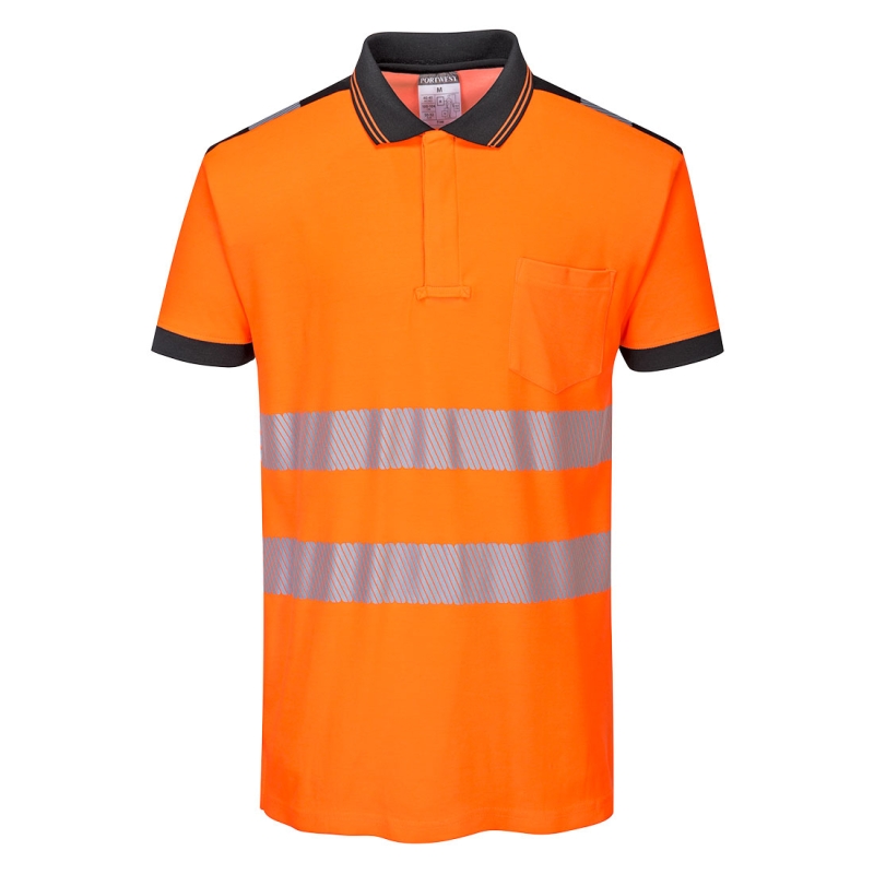 T180 - PW3 Hi-Vis Poloshirt Korte Mouw