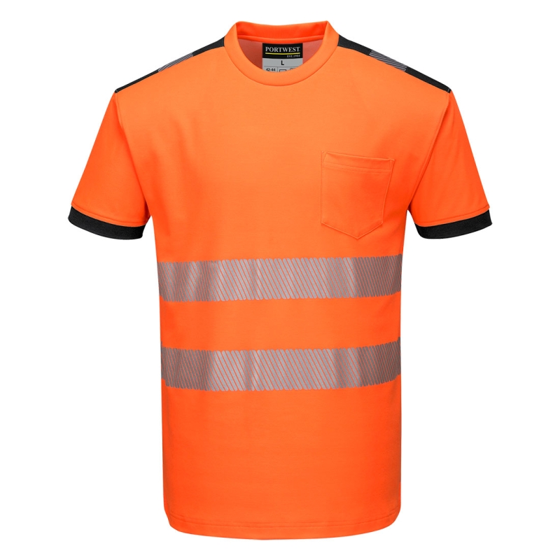 T181 - PW3 Hi-Vis Vision T-Shirt Korte Mouw