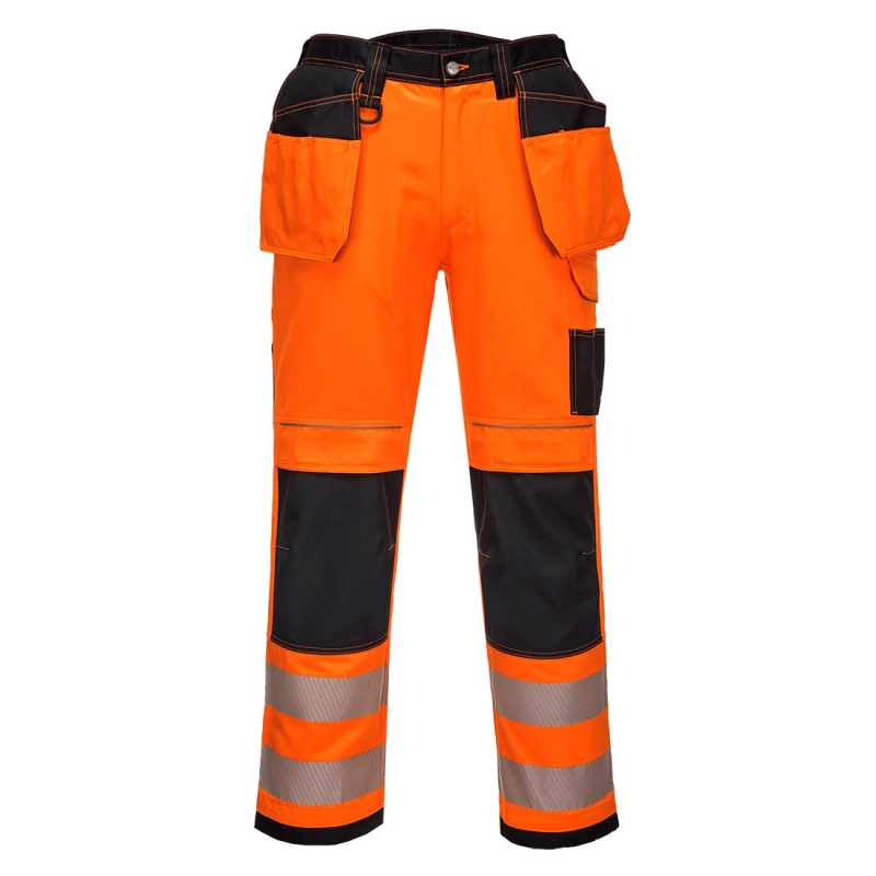 T501 - PW3 Hi-Vis Werkbroek met Holster Pockets